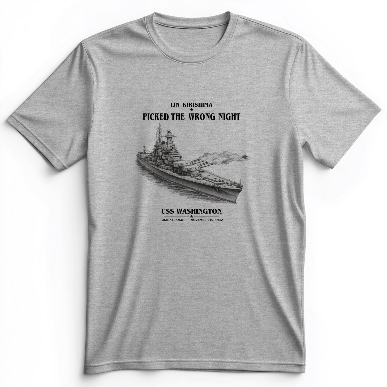 USS Washington at Guadalcanal Premium Tee