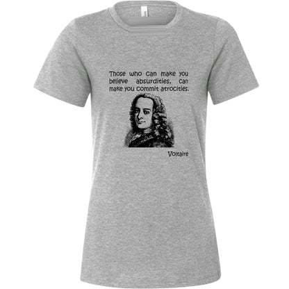 Voltaire Absurdities Women's T-Shirt