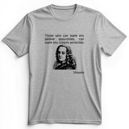 Voltaire Absurdities Premium Tee