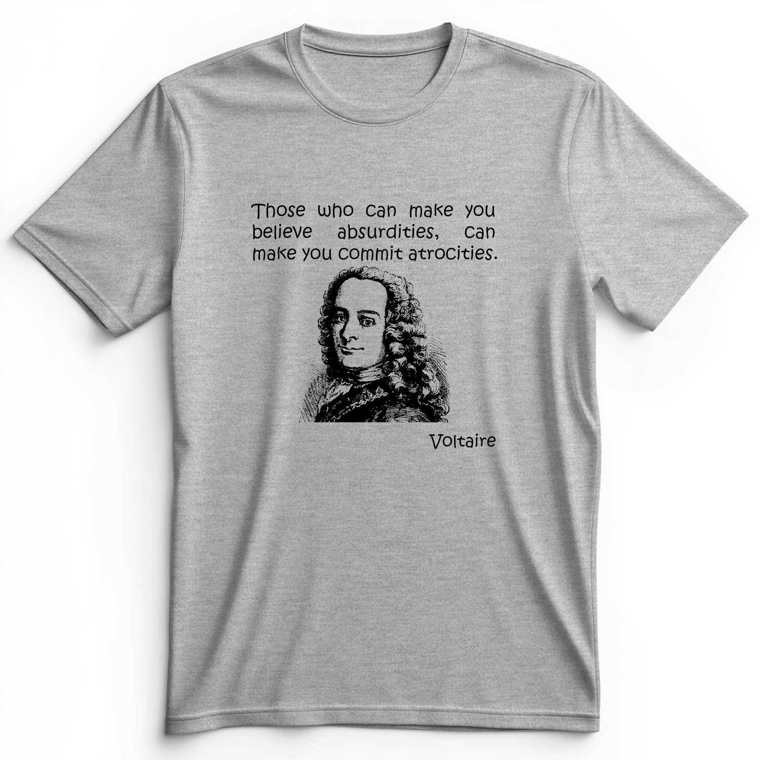 Voltaire Absurdities Premium Tee