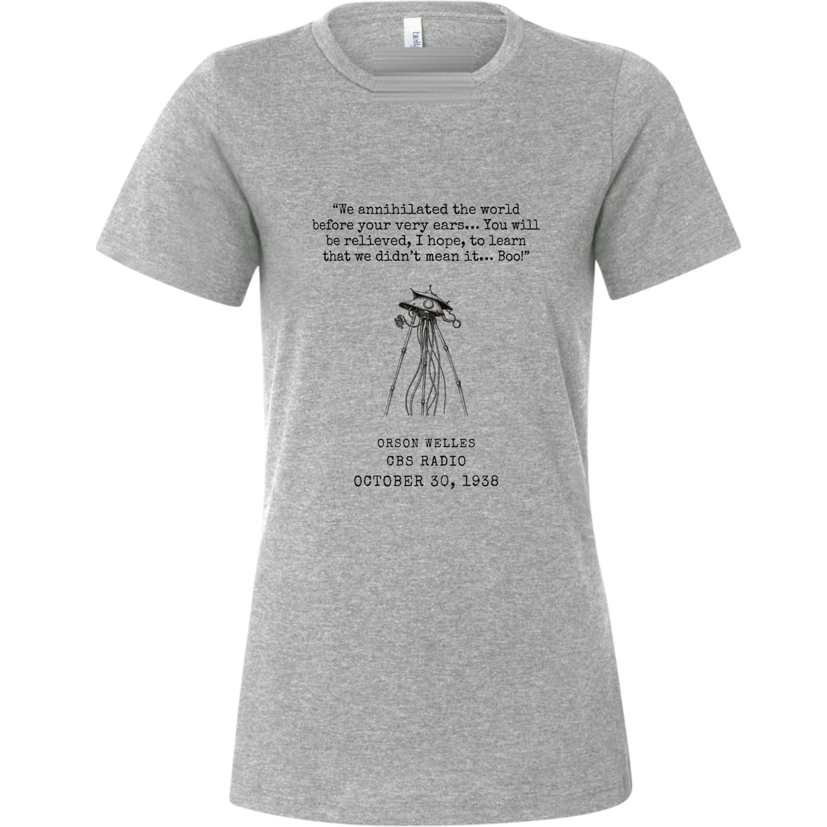 War Of The Worlds Boo Women's T-Shirt
