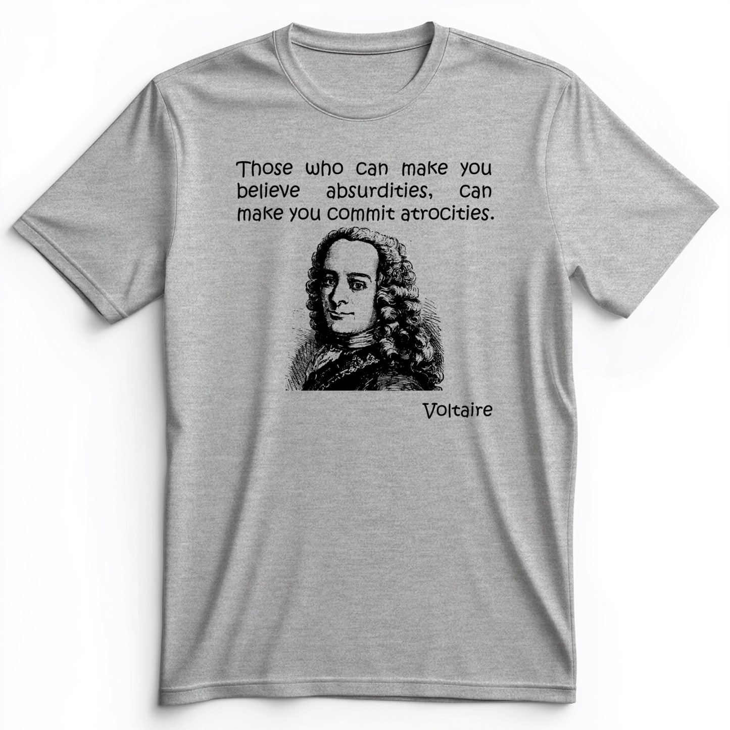 Voltaire Absurdities Premium Tee