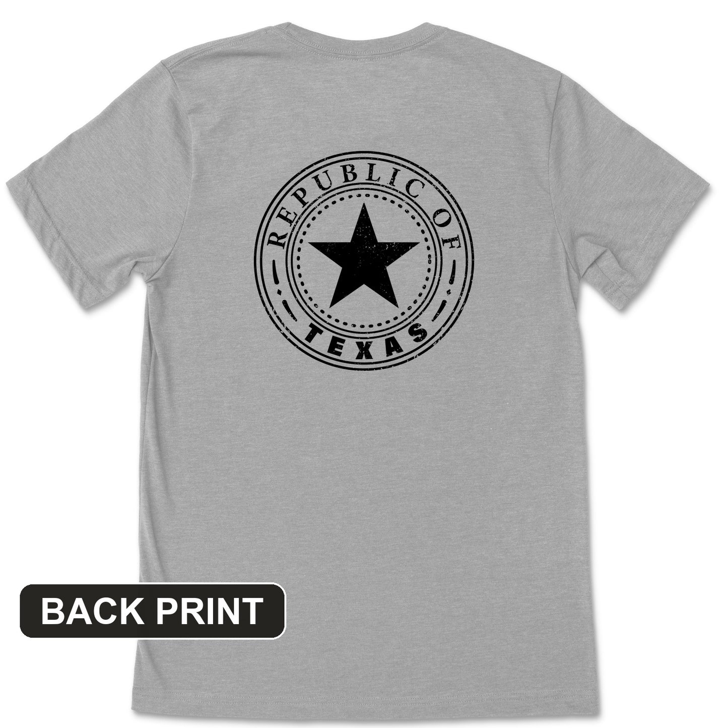 Republic of Texas Back Print Premium Tee