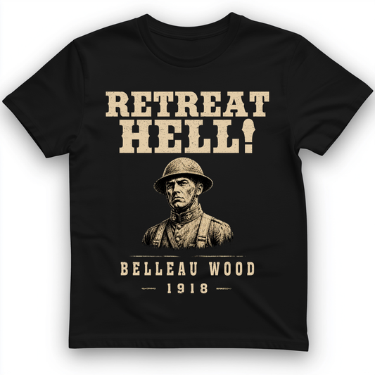 Retreat Hell T-Shirt Black / S