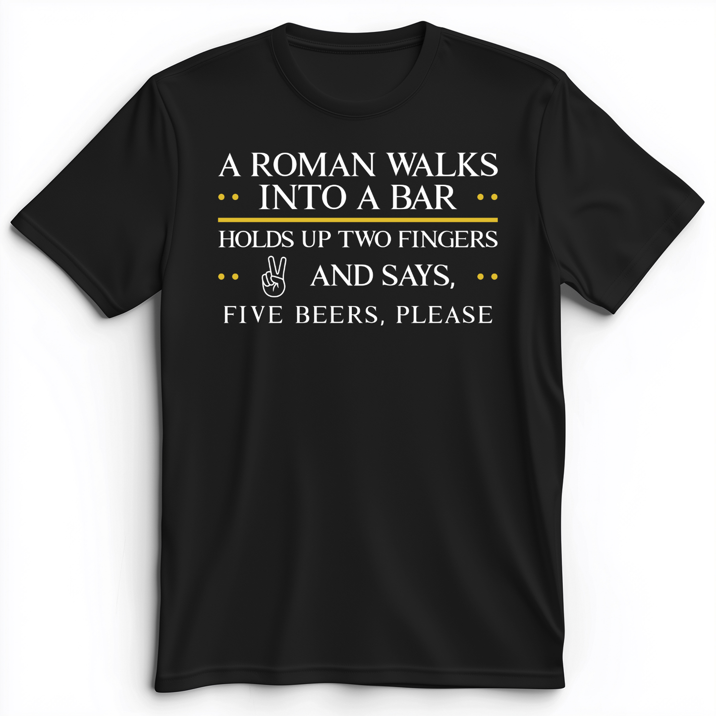 Roman Walks Into a Bar Premium Tee