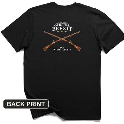 1776 Brexit Back Print T-Shirt