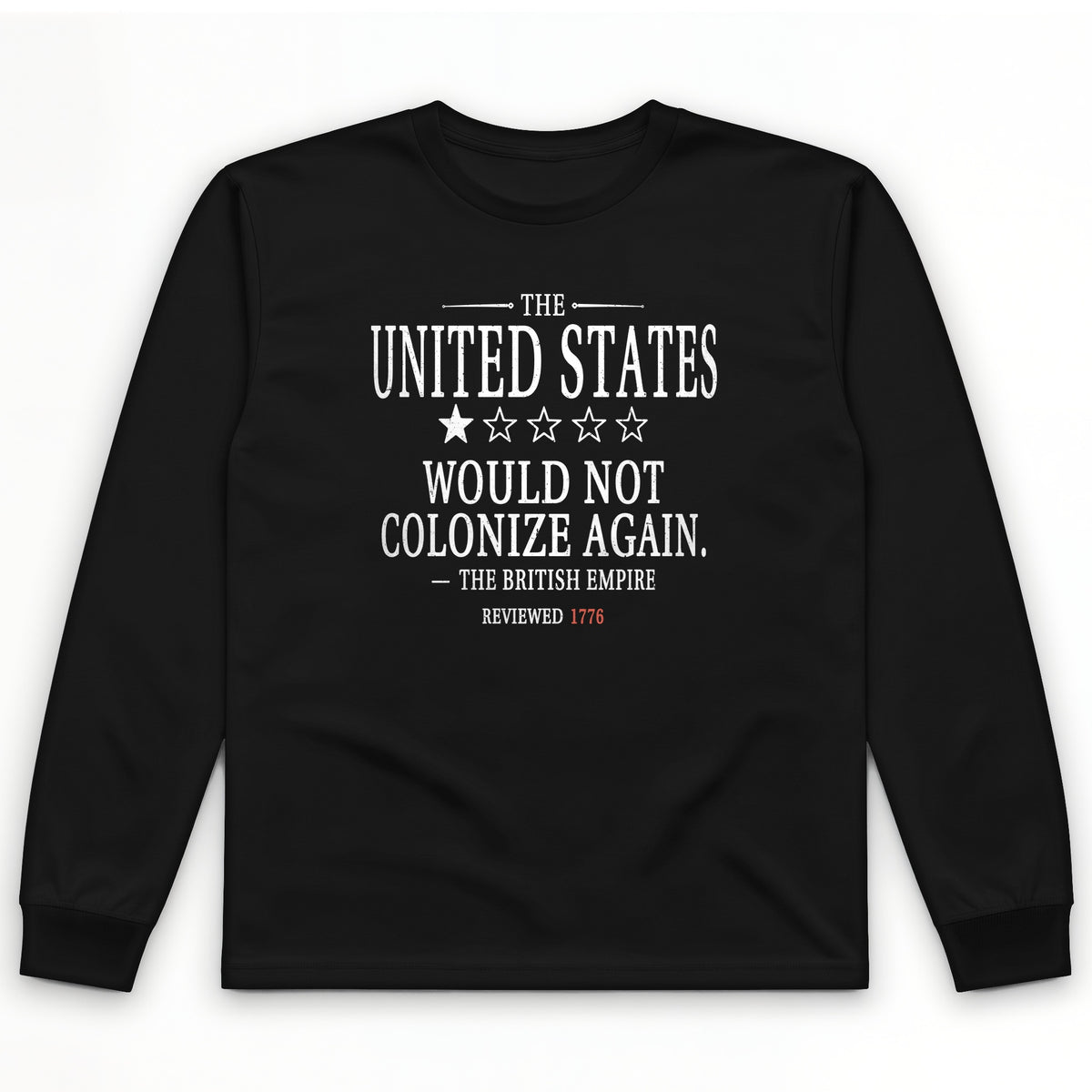 1 Star US Long Sleeve T-Shirt