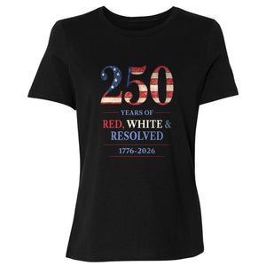 250 Red White and Resolved Women's T-Shirt