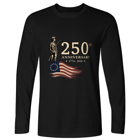 250th Anniversary Soldier Long Sleeve T-Shirt