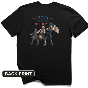 250th Drummers Back Print T-Shirt