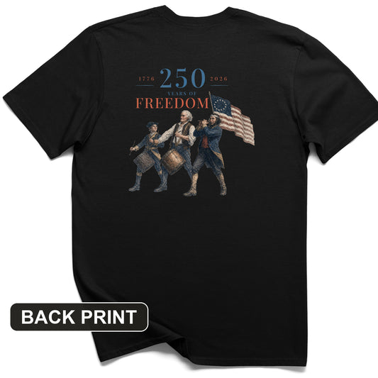 250th Drummers Back Print T-Shirt