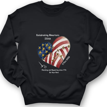 250th Heart Sweatshirt