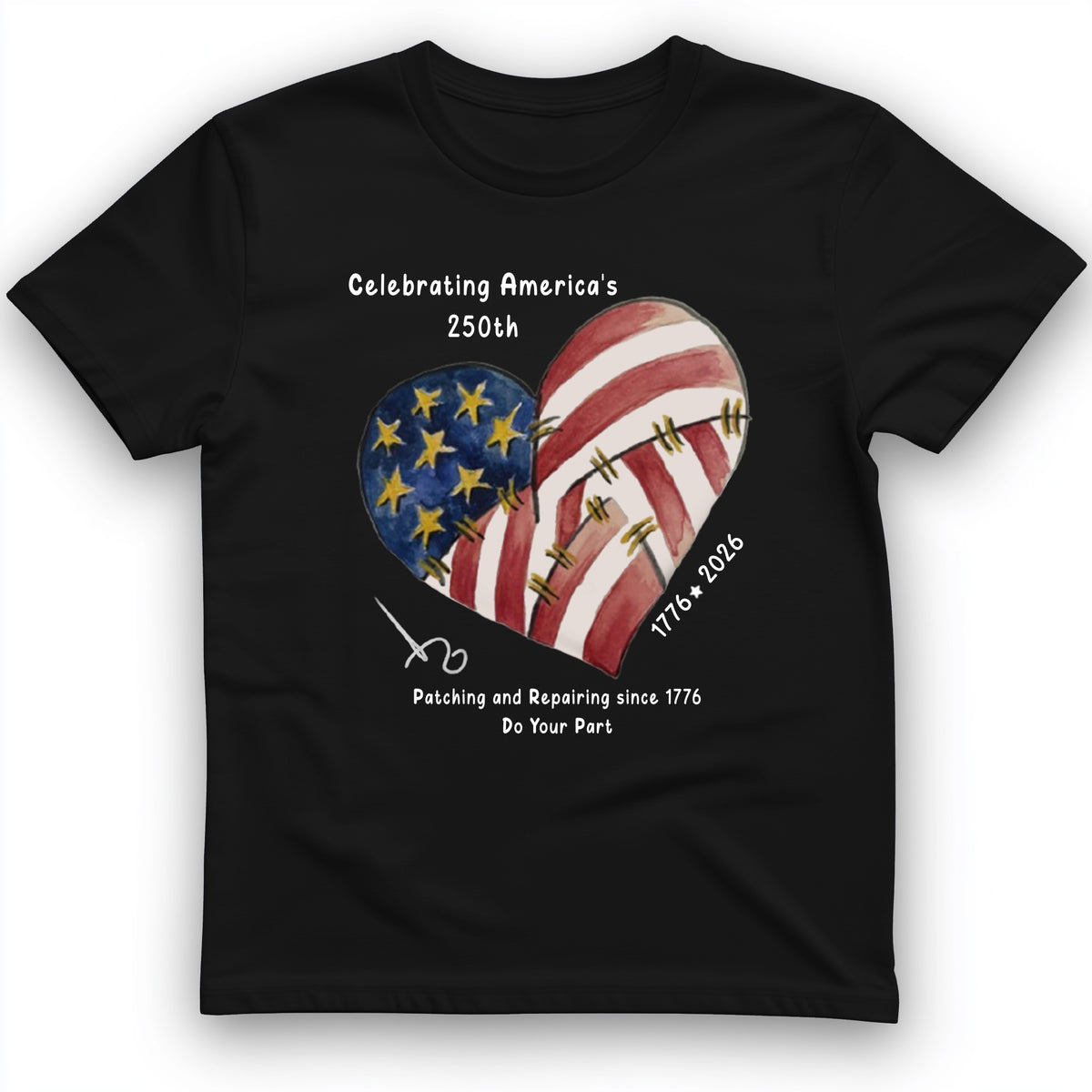250th Heart T-Shirt