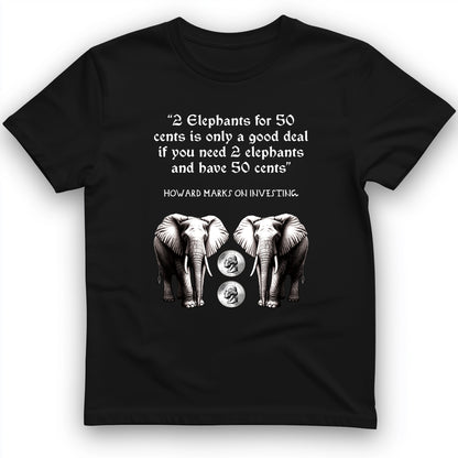 2 Elephants for 50 Cents T-Shirt