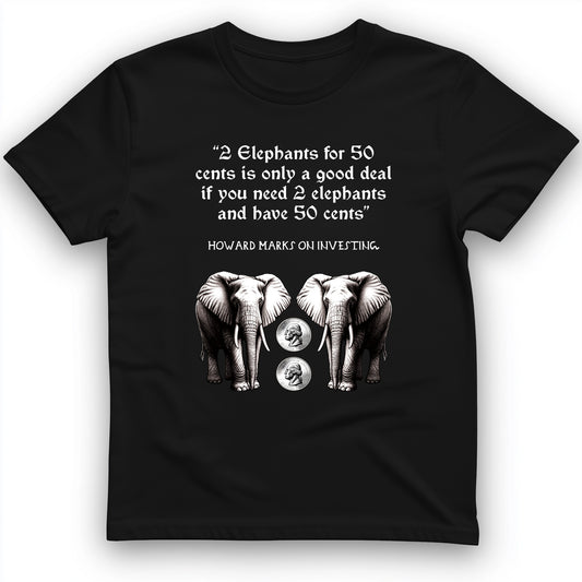 2 Elephants for 50 Cents T-Shirt