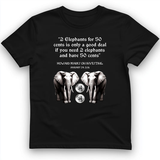 2 Elephants for 50 Cents T-Shirt