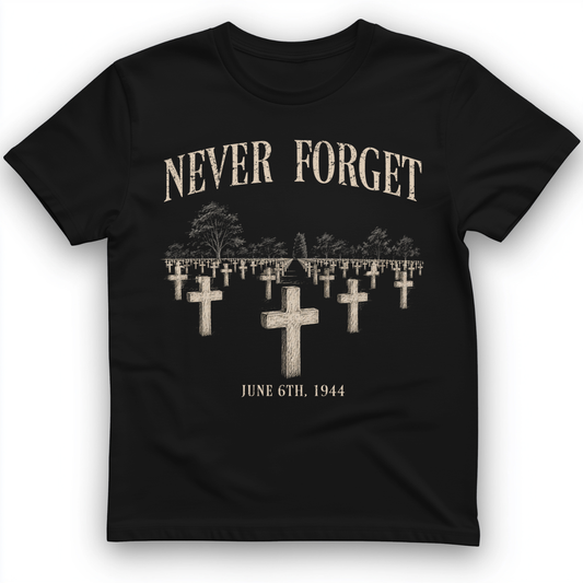 Omaha Cemetery T-Shirt Black / S