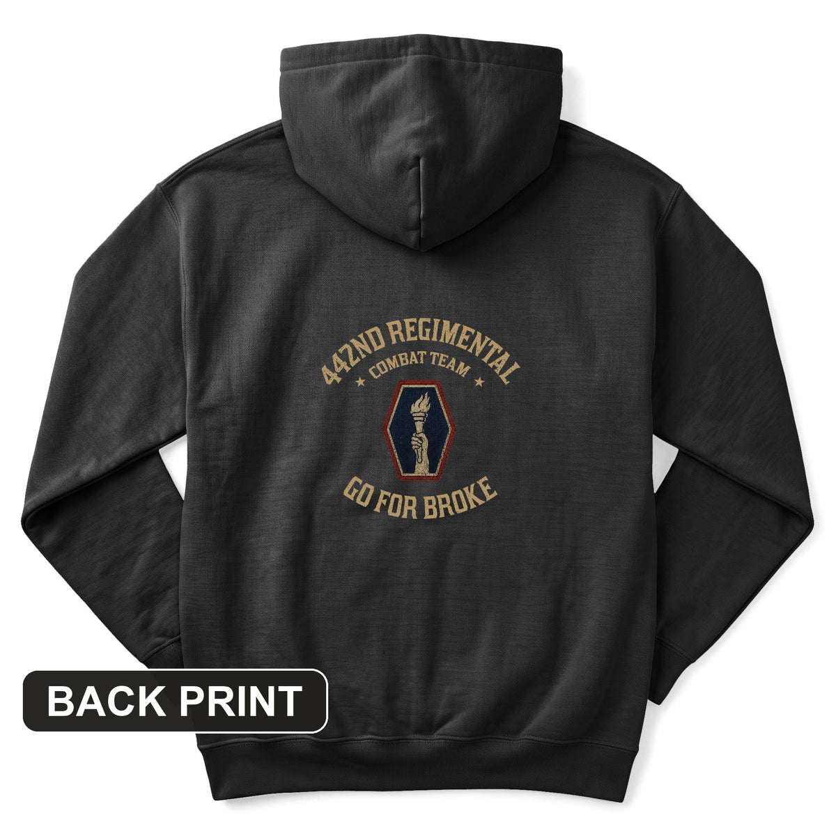442nd RCT Back Print Hoodie