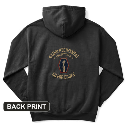 442nd RCT Back Print Hoodie