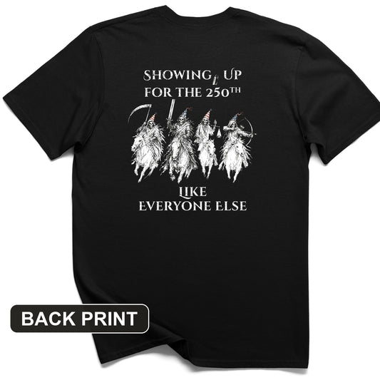 4 Horsemen 250th Back Print T-Shirt