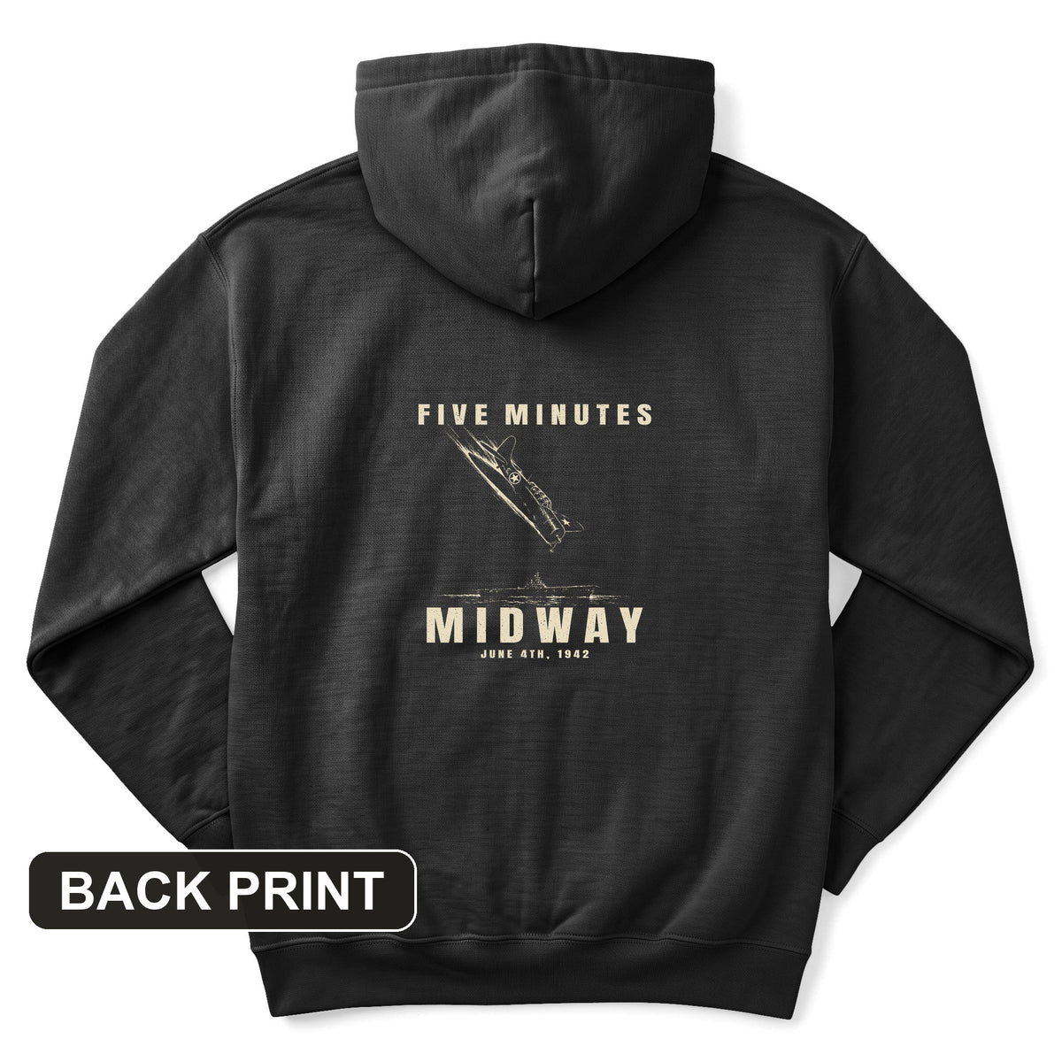 5 Minutes at Midway Back Print Hoodie