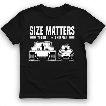 Tiger vs Sherman T-Shirt Black / S