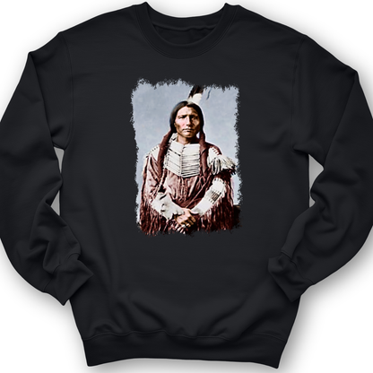 Native American Warrior Crewneck