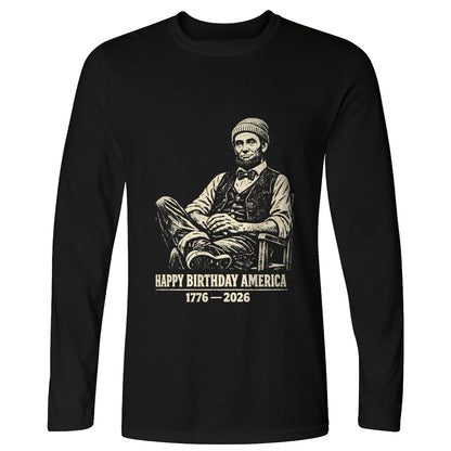 Abe Beanie Long Sleeve T-Shirt