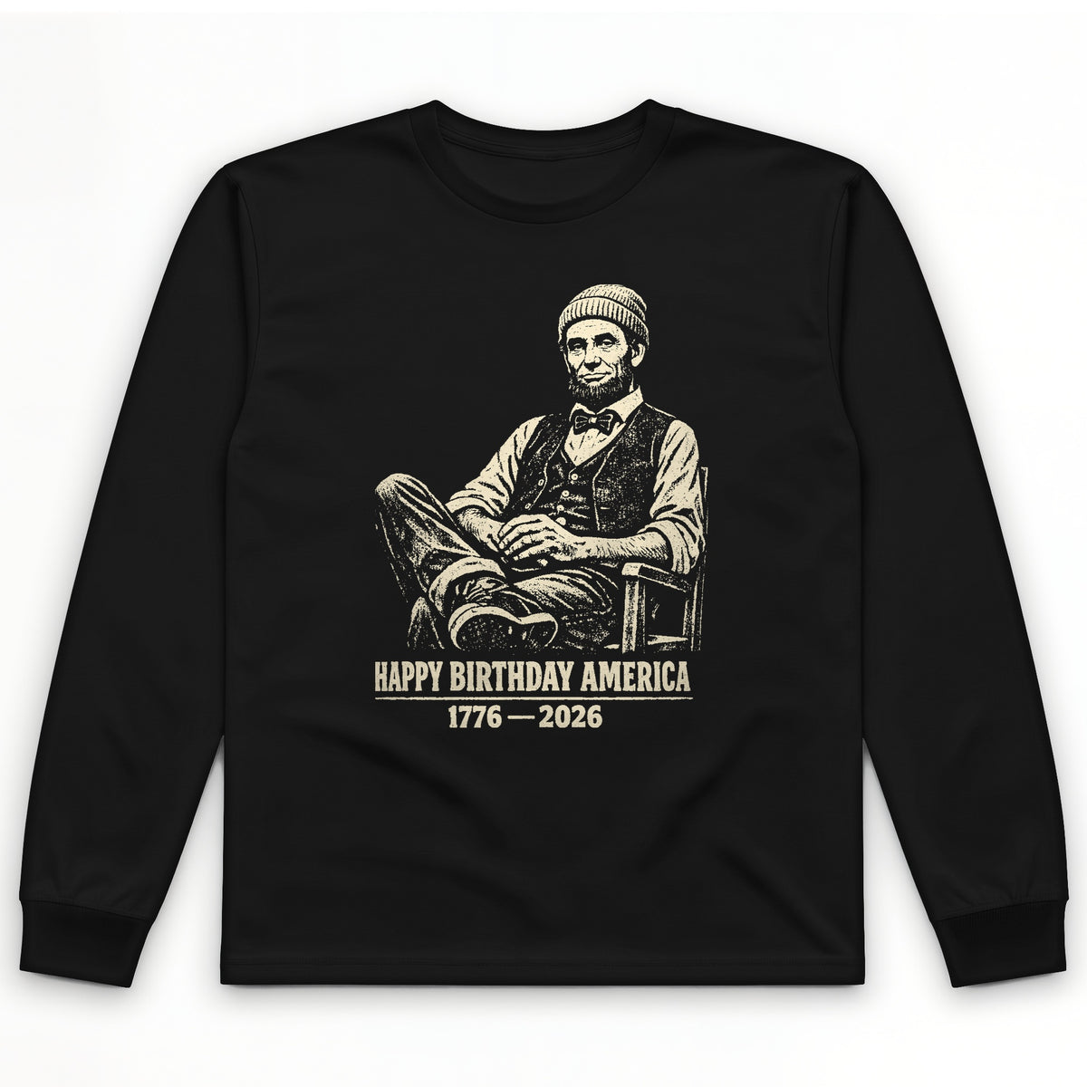 Abe Beanie Long Sleeve T-Shirt