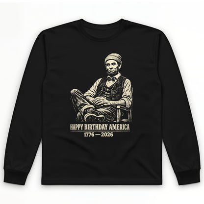 Abe Beanie Long Sleeve T-Shirt