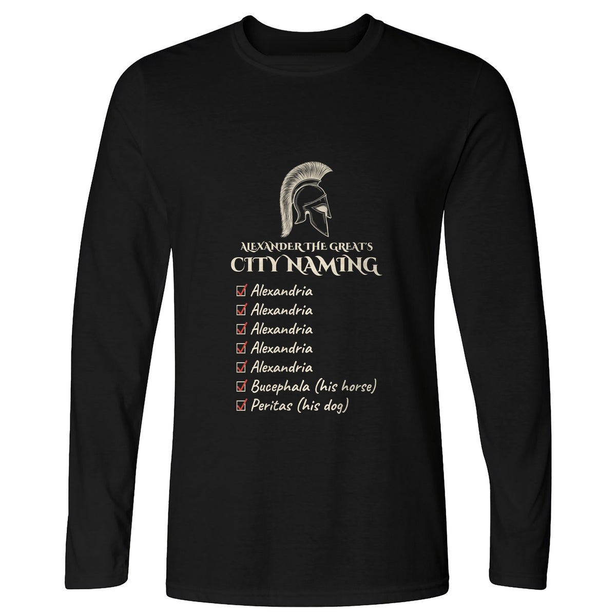 Alexander City Naming Long Sleeve T-Shirt