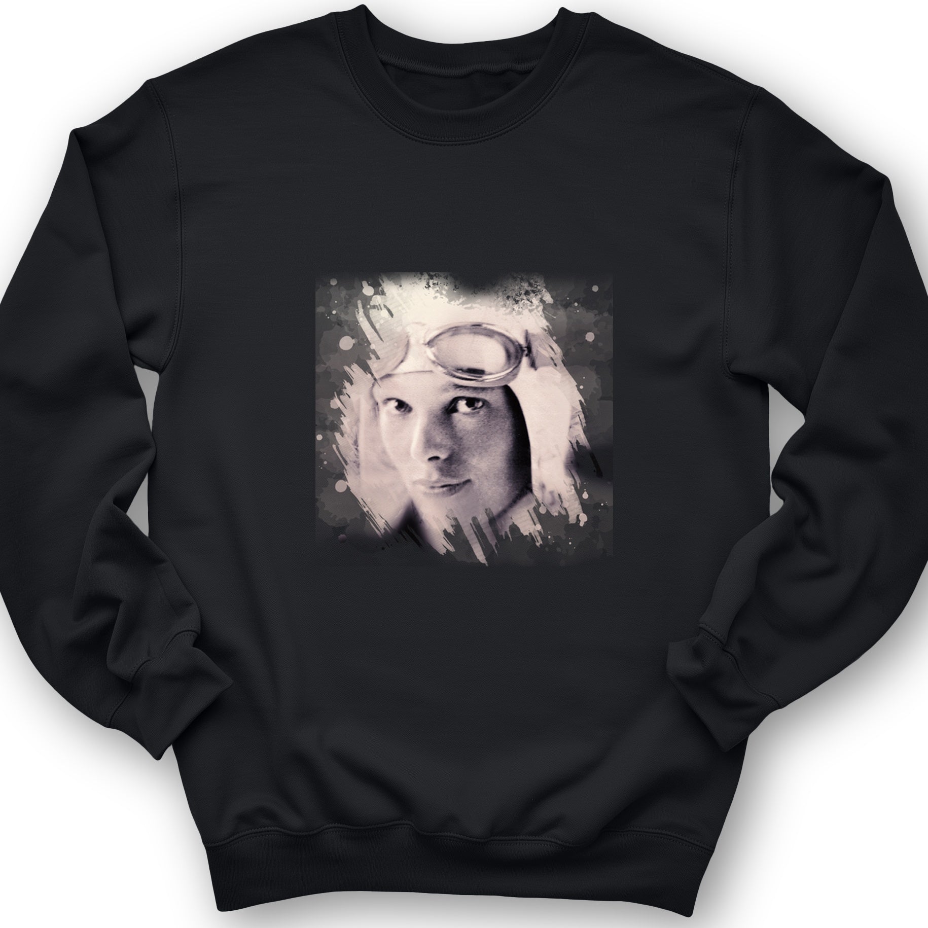 Amelia Earhart in Color Crewneck