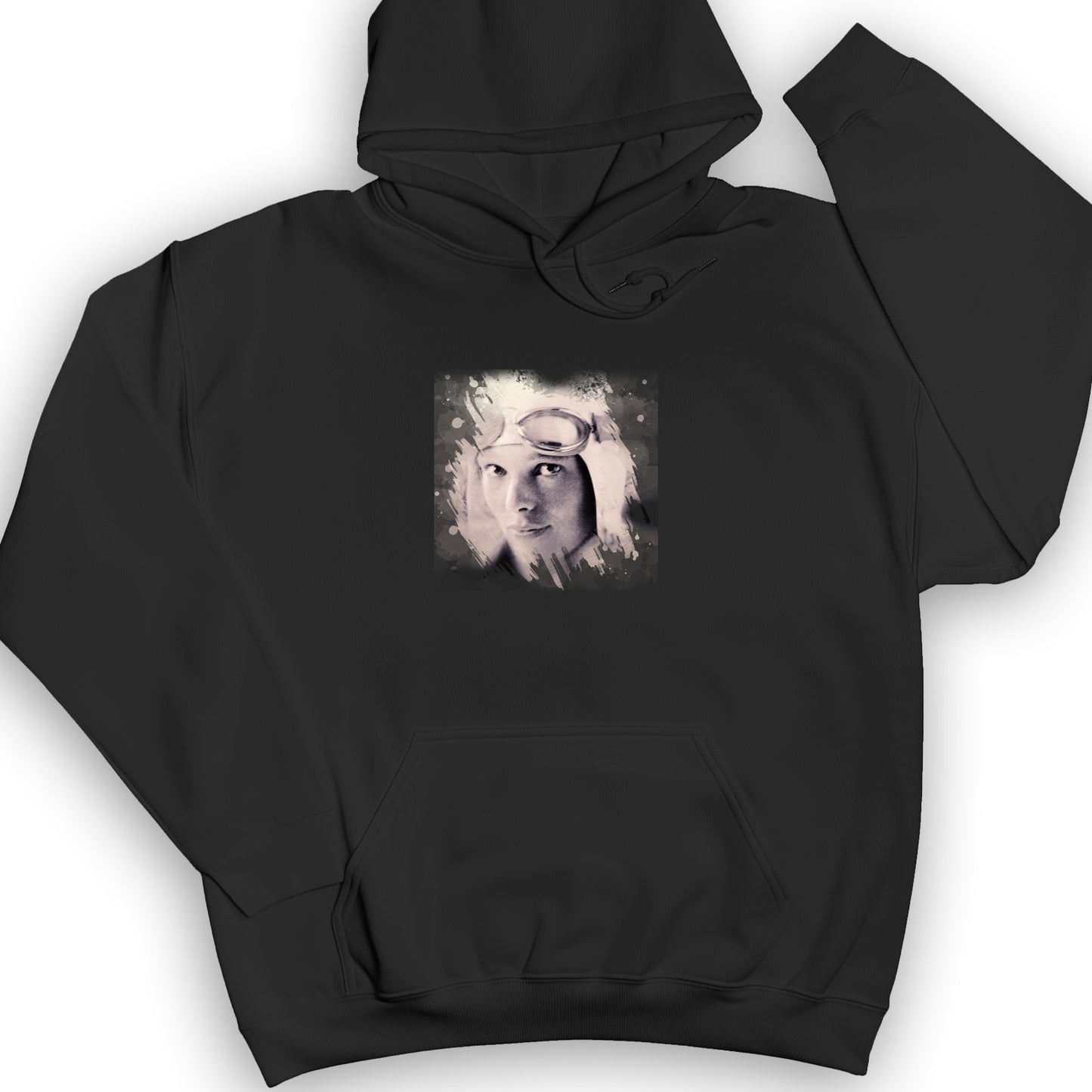 Amelia Earhart in Color Hoodie