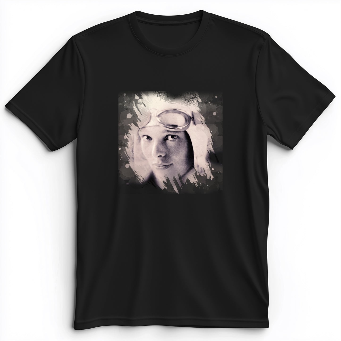 Amelia Earhart in Color Premium Tee