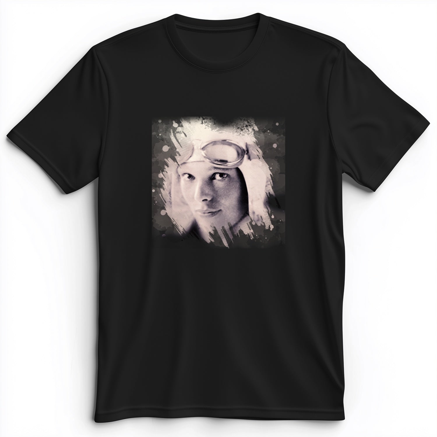 Amelia Earhart in Color Premium Tee