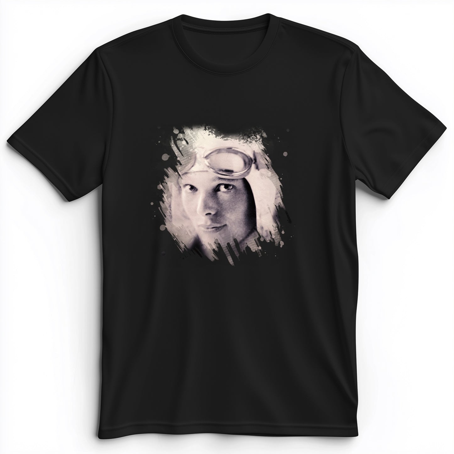 Amelia Earhart in Color Premium Tee