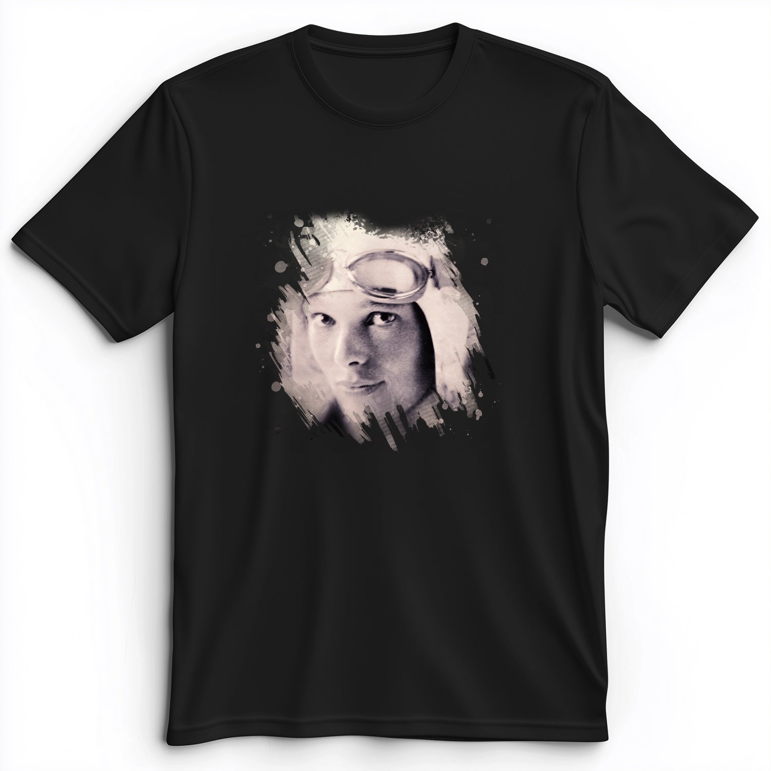 Amelia Earhart in Color Premium Tee