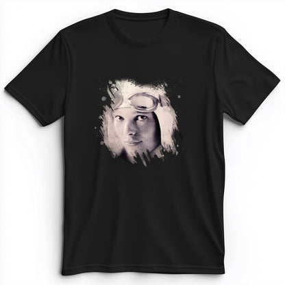 Amelia Earhart in Color Premium Tee