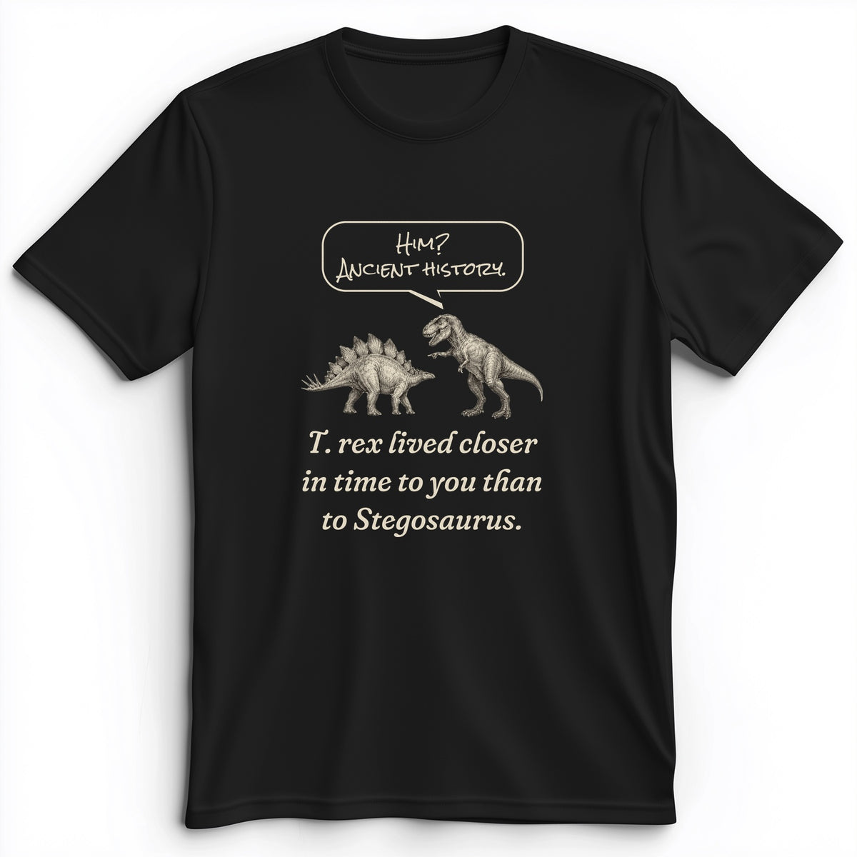 Ancient History T Rex Premium Tee