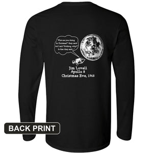 Apollo 8 Back Print Long Sleeve T-Shirt