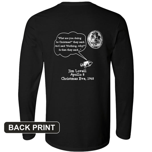 Apollo 8 Back Print Long Sleeve T-Shirt