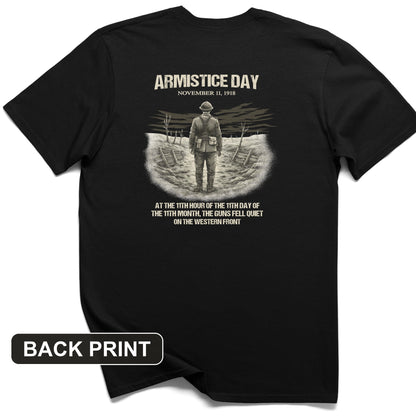 Armistice Day Back Print T-Shirt