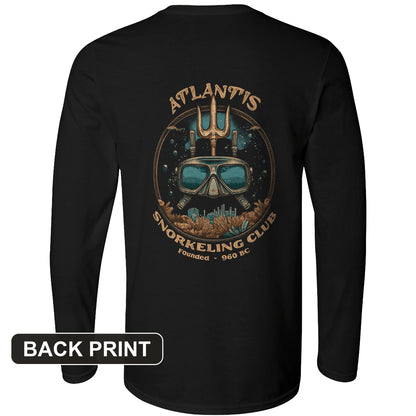 Atlantis Back Print Long Sleeve T-Shirt