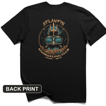 Atlantis Back Print T-Shirt