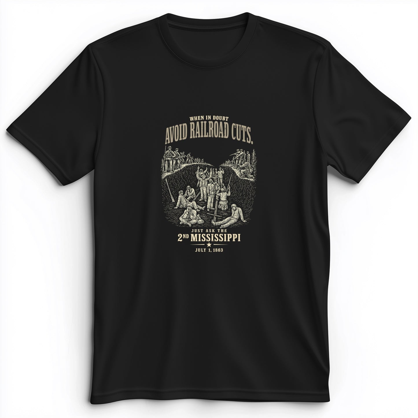 Avoid Railroad Cuts Premium Tee