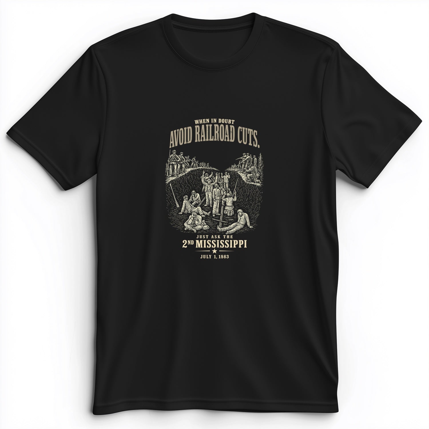 Avoid Railroad Cuts Premium Tee