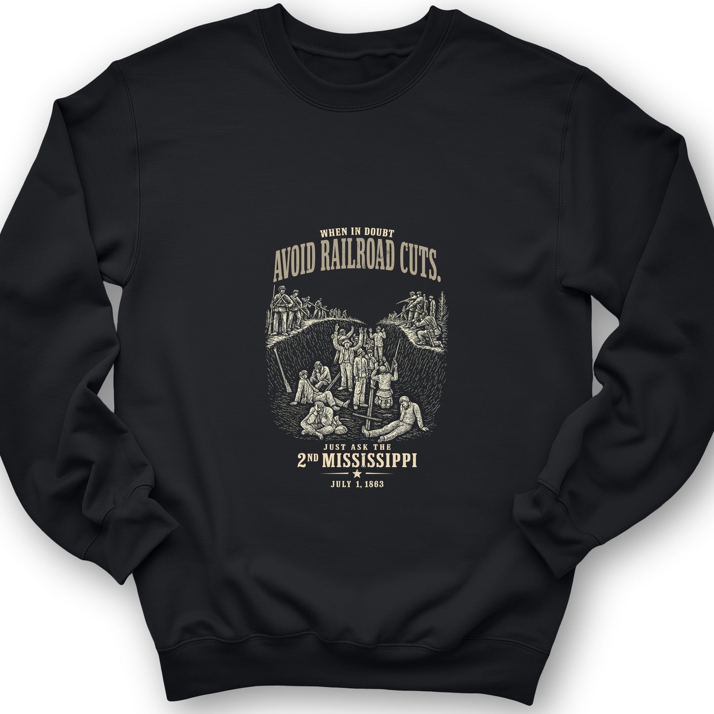 Avoid Railroad Cuts Sweatshirt