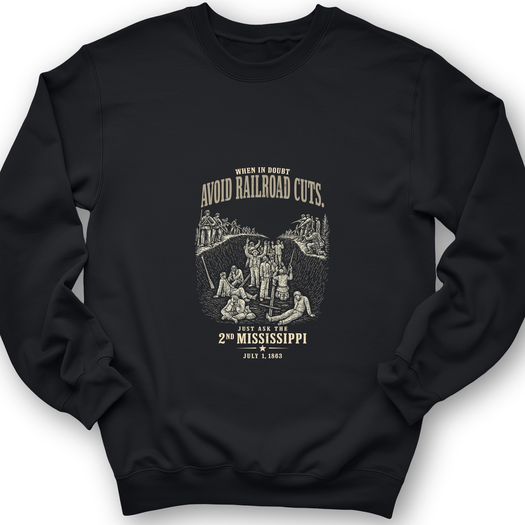 Avoid Railroad Cuts Sweatshirt