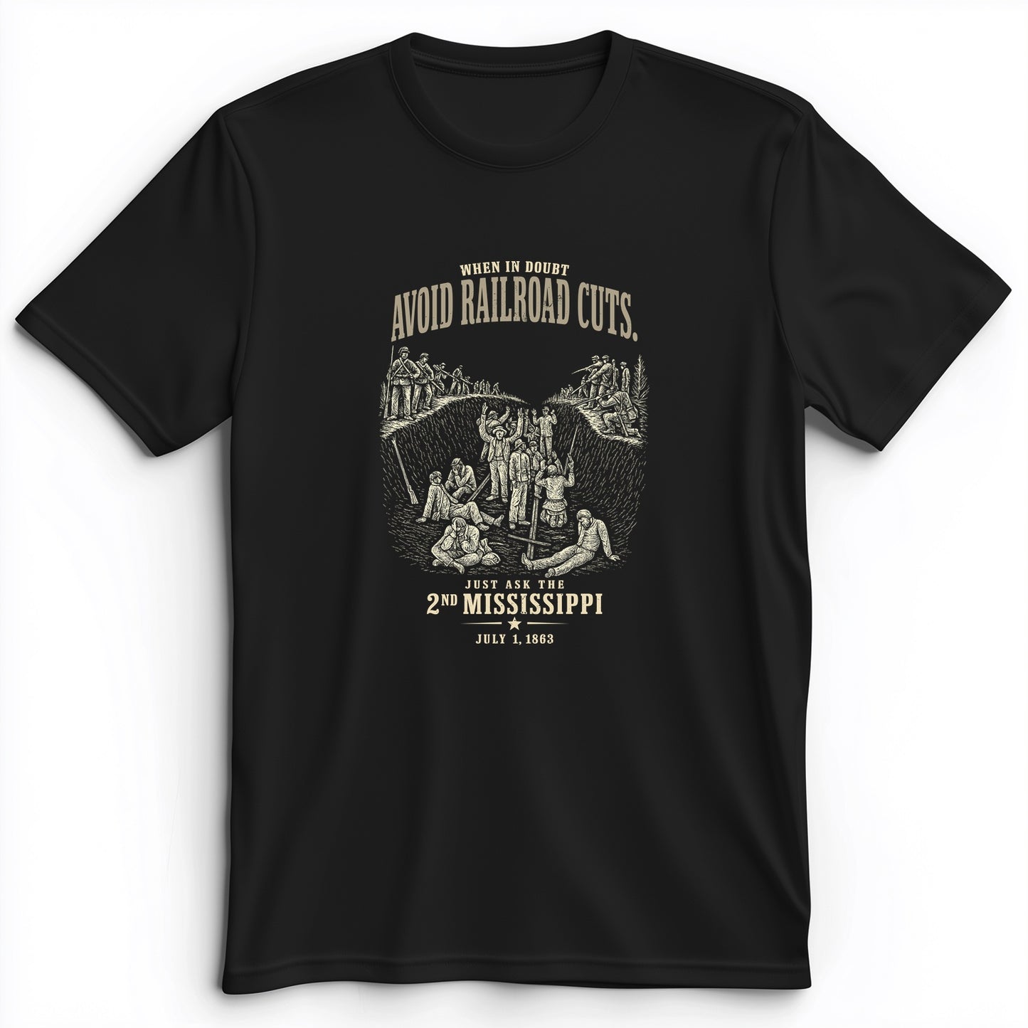 Avoid Railroad Cuts Premium Tee