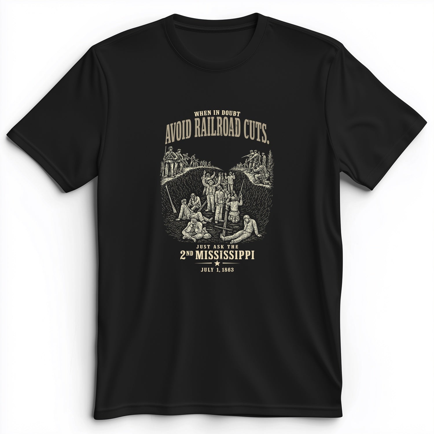 Avoid Railroad Cuts Premium Tee